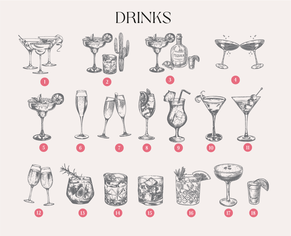 Custom Cocktail Hoodie, Custom Birthday Hooded Sweathirt, Back Print Hoodie With Your Text