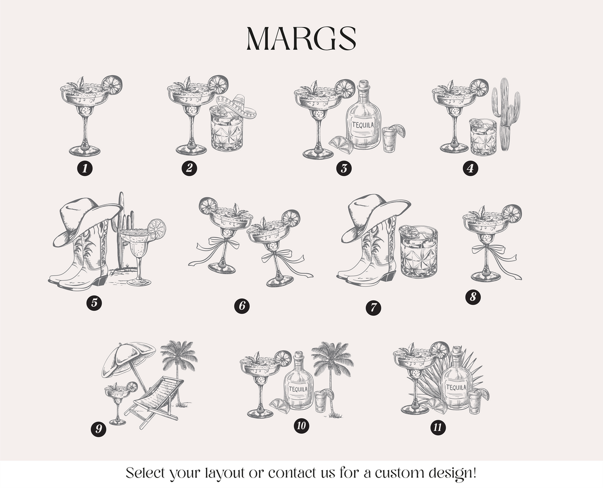 Margaritas and Matrimony Bachelorette Party Shirt