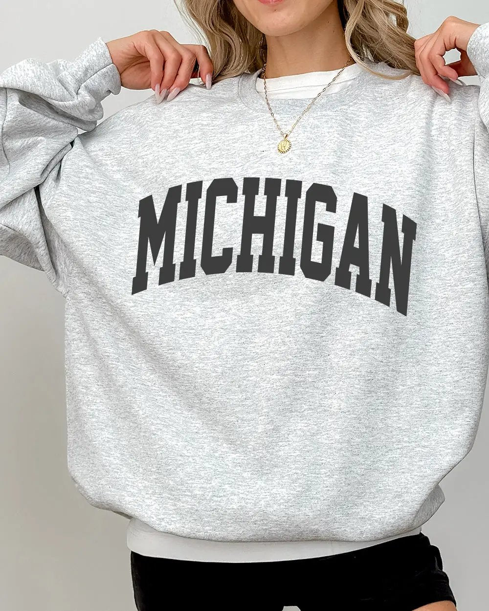 Michigan State Varsity Font Sweatshirt
