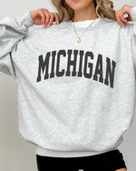 Michigan State Varsity Font Sweatshirt