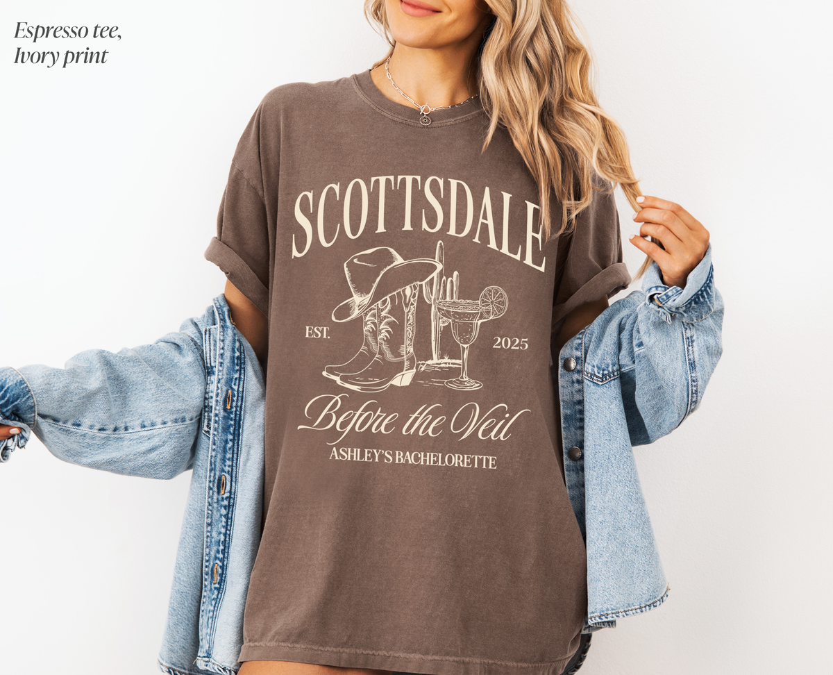 Scottsdale Before The Veil Bachelorette Party Shirt