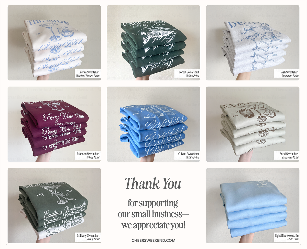 Custom Logo Sweatshirt, Small Business Merch Sweatshirt