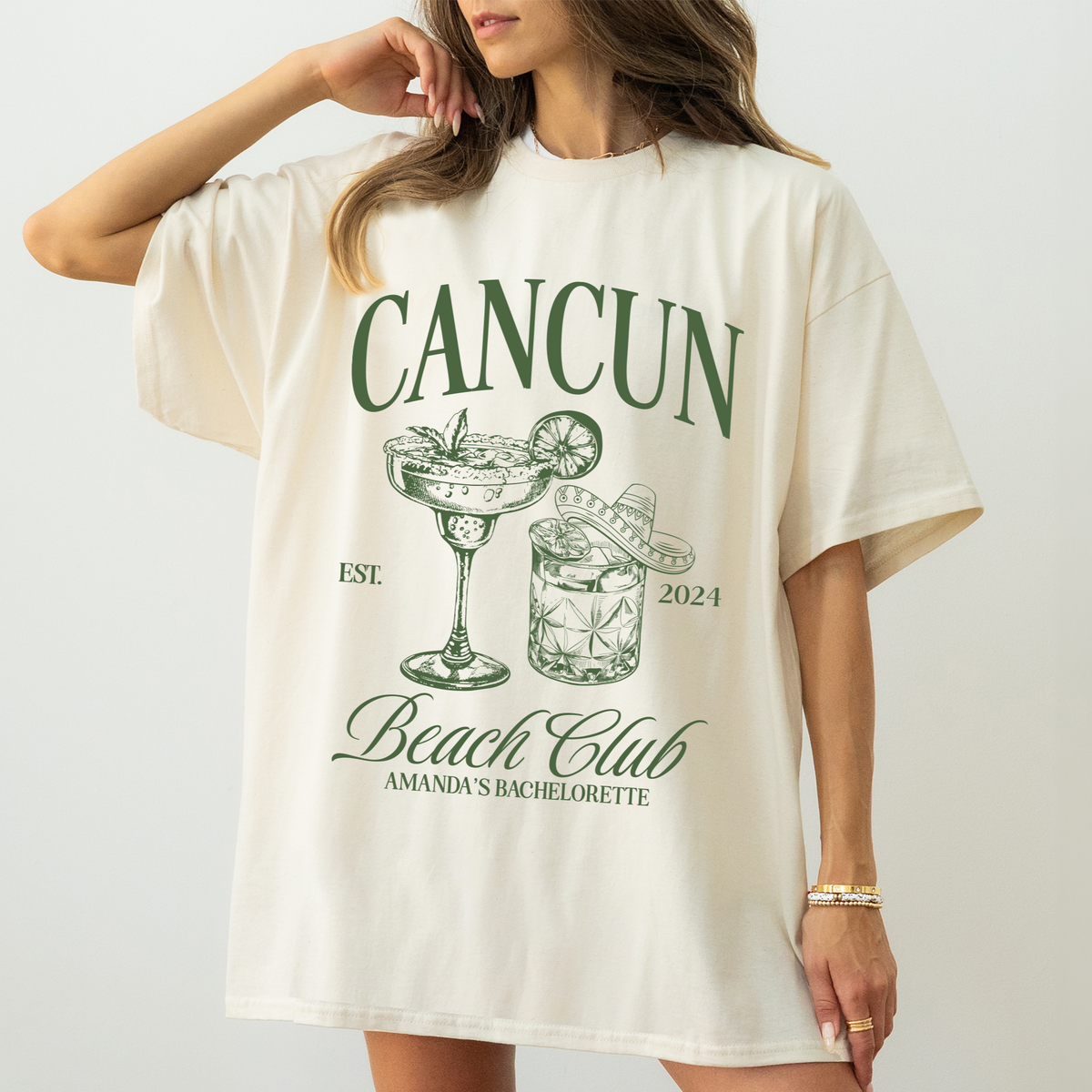 Cancun Beach Club Mexico Bachelorette Shirt