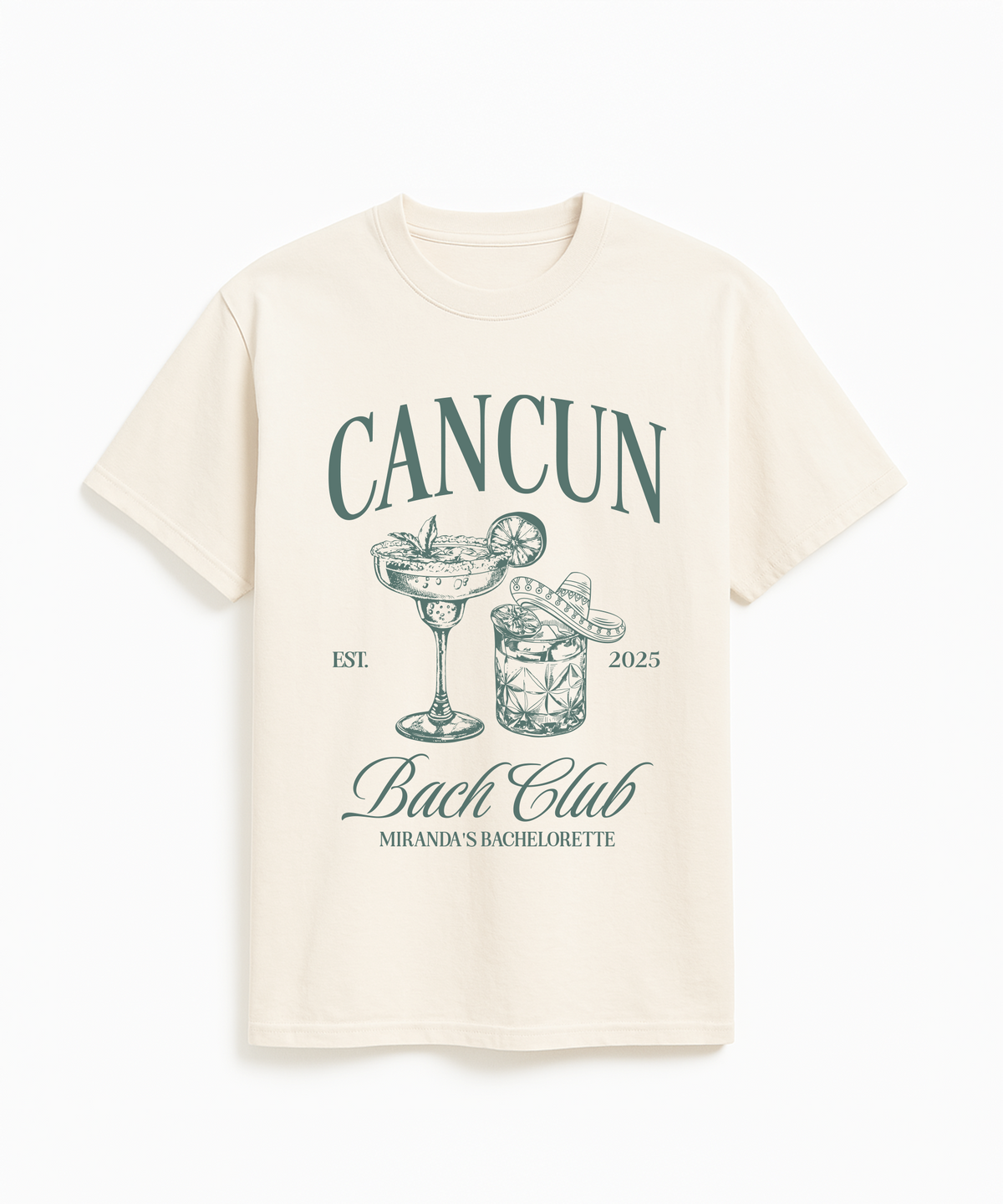 Cancun Beach Club Mexico Bachelorette Shirt