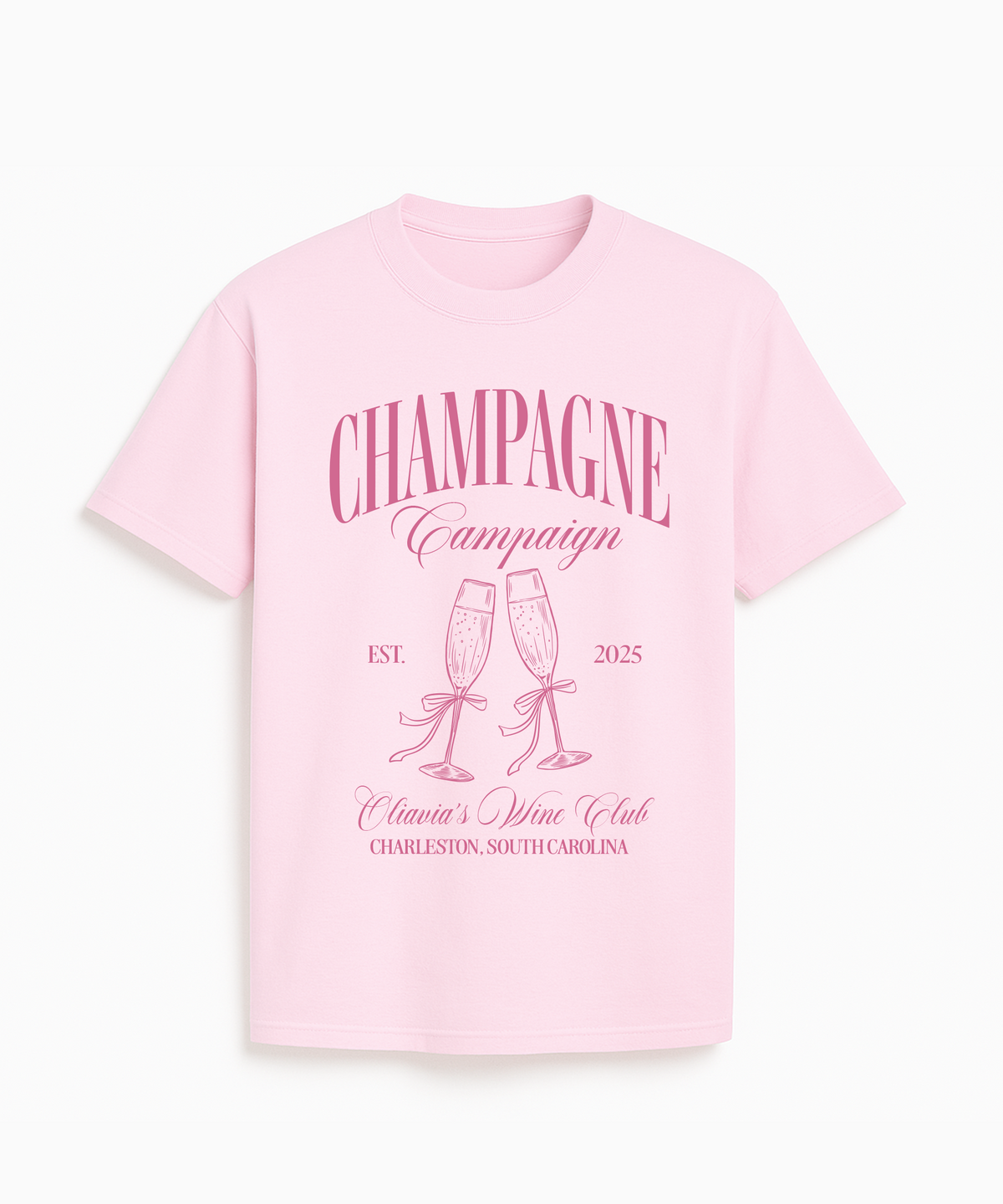 Champagne Campaign Wine Tasting Club Shirt
