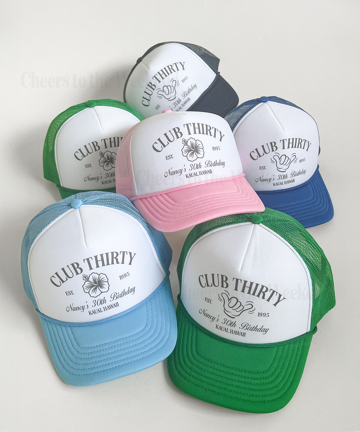 Custom Birthday Trucker Hat