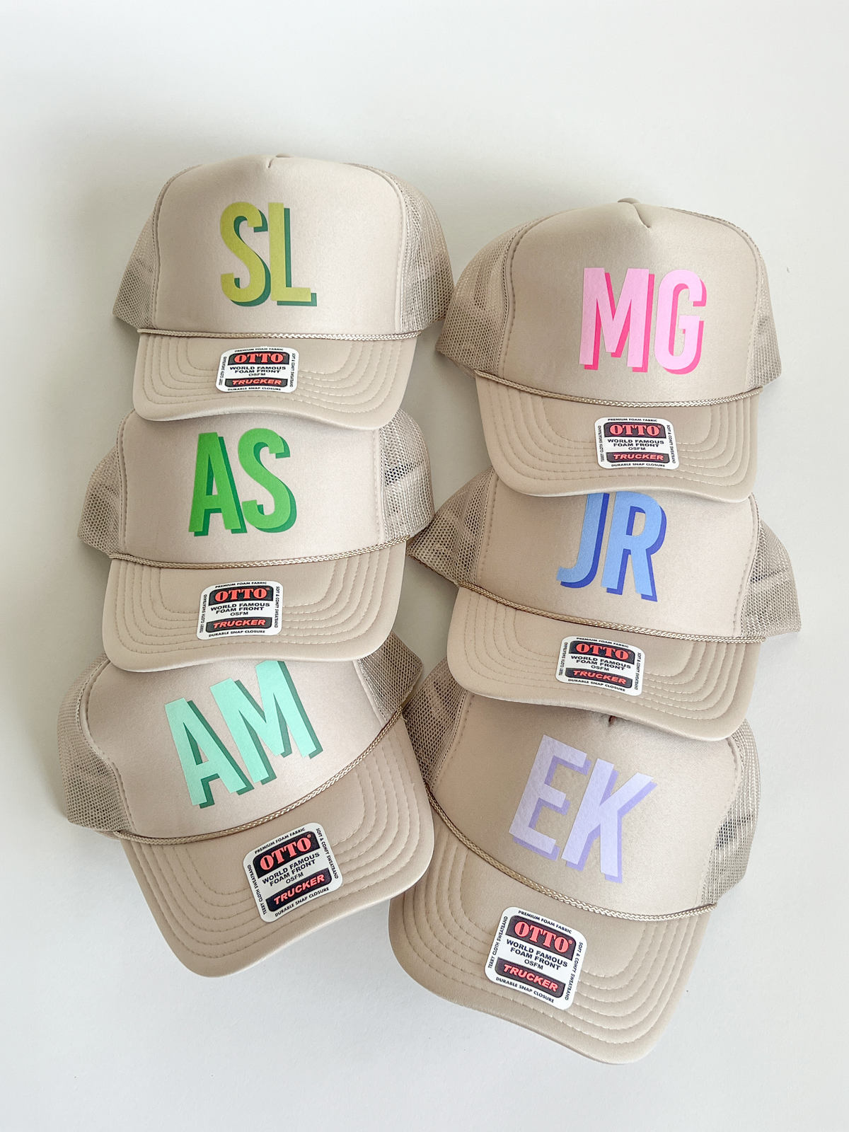 Custom Monogram Trucker Hat