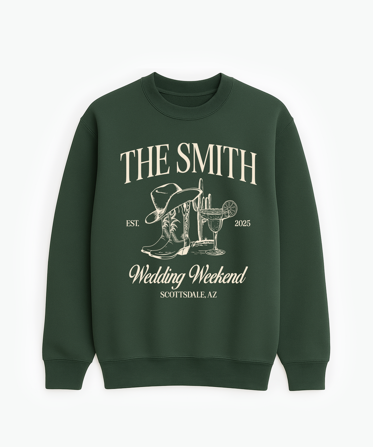 Custom Wedding Weekend Sweatshirt, Custom Social Club Sweatshirt