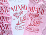 Miami Girls Club T-shirt, Miami Bachelorette Shirts, Miami Trip Tee, Custom Bachelorette Group Shirts