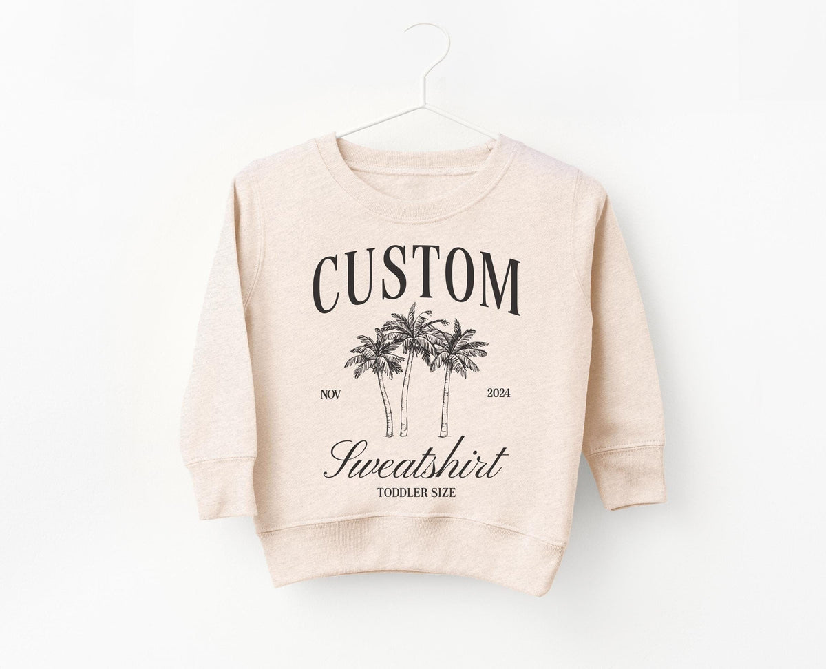 Custom Toddler Unisex Sweatshirt