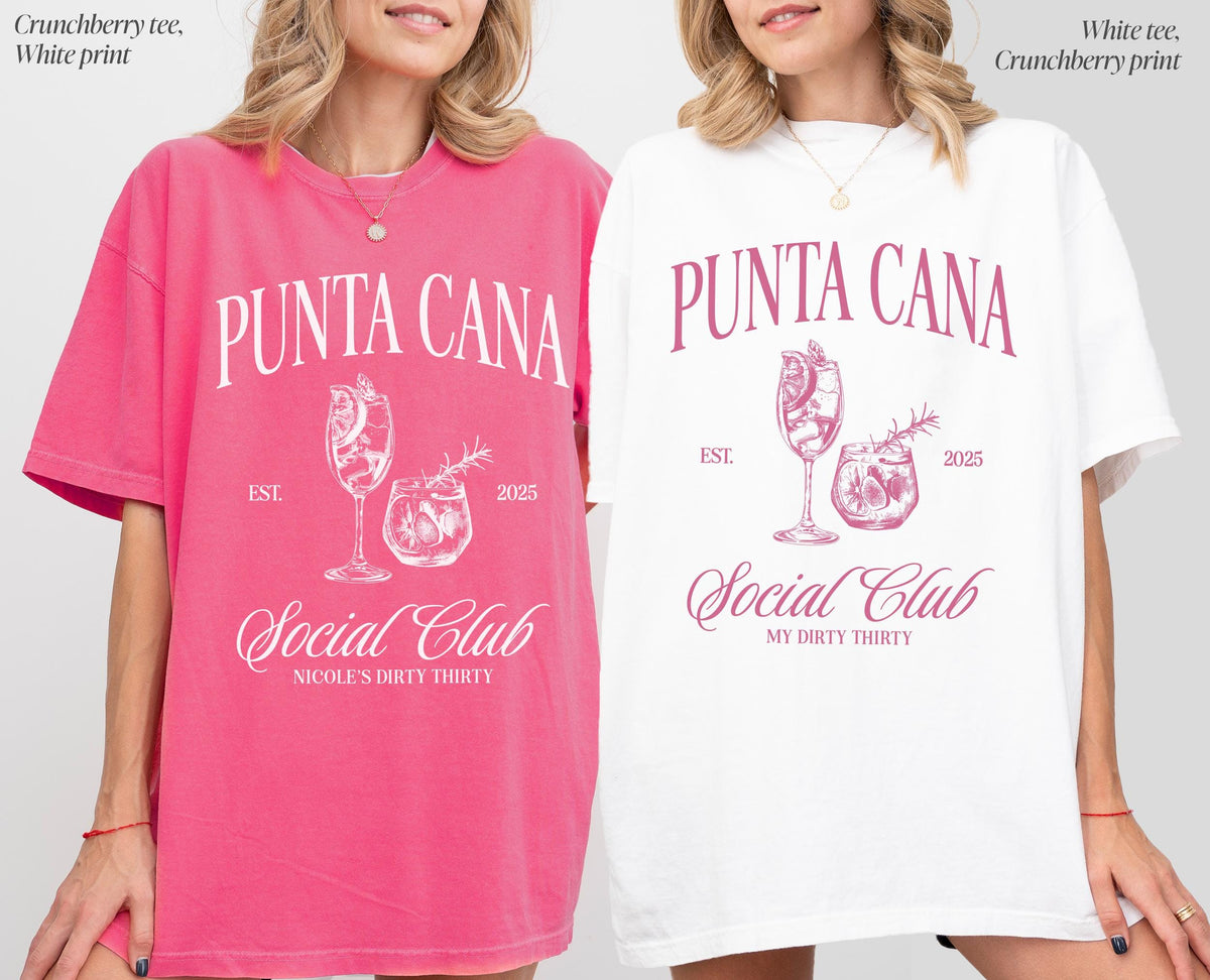 Punta Cana Custom T-shirt, Punta Cana Beach Club, Punta Cana Girls Club, Punta Cana Trip