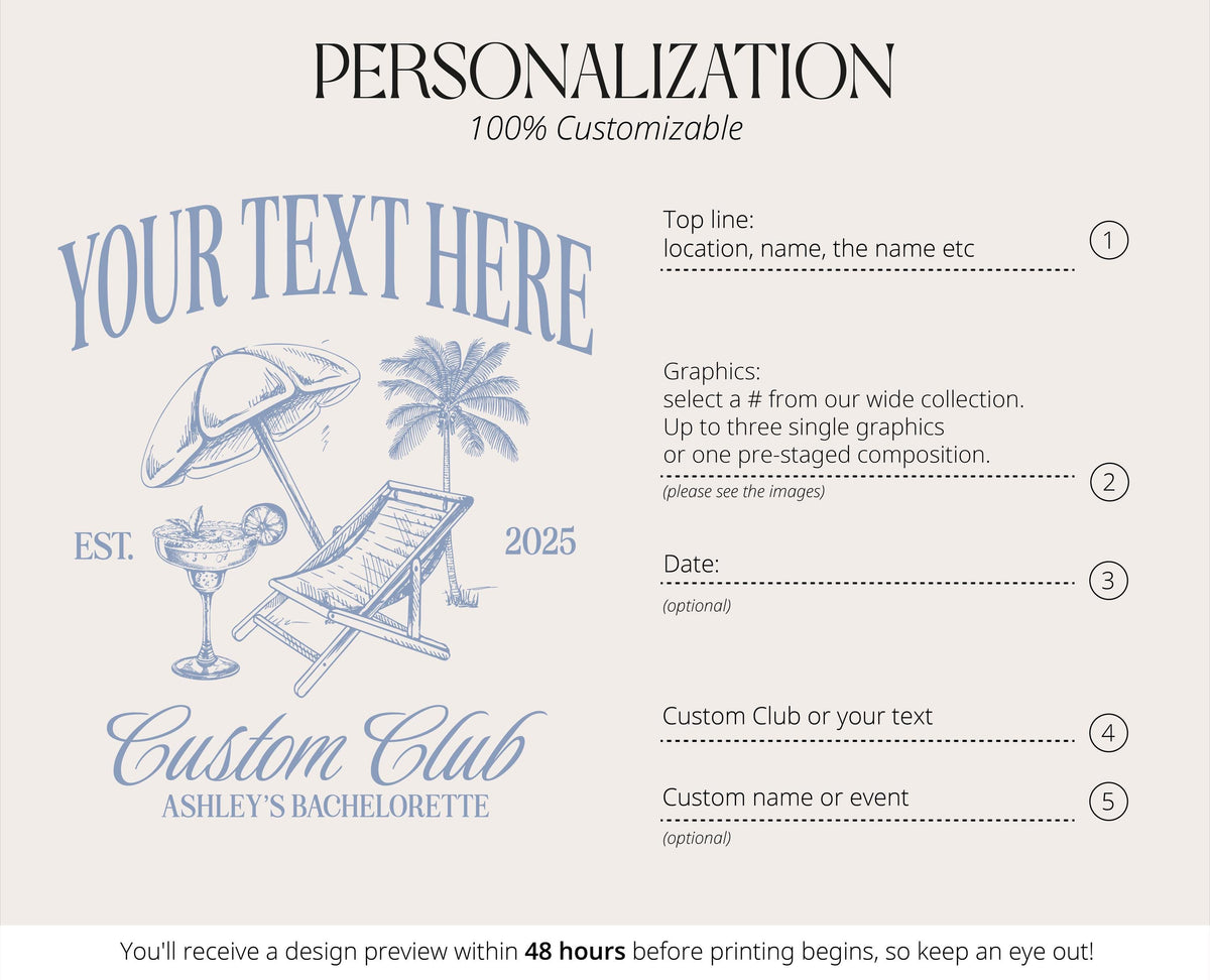 West Palm Beach Sweatshirt, Florida Girls Club Beach Sweatshirt, Beach Bachelorette Sweatshirt, Custom Location Social Club Sweatshirt