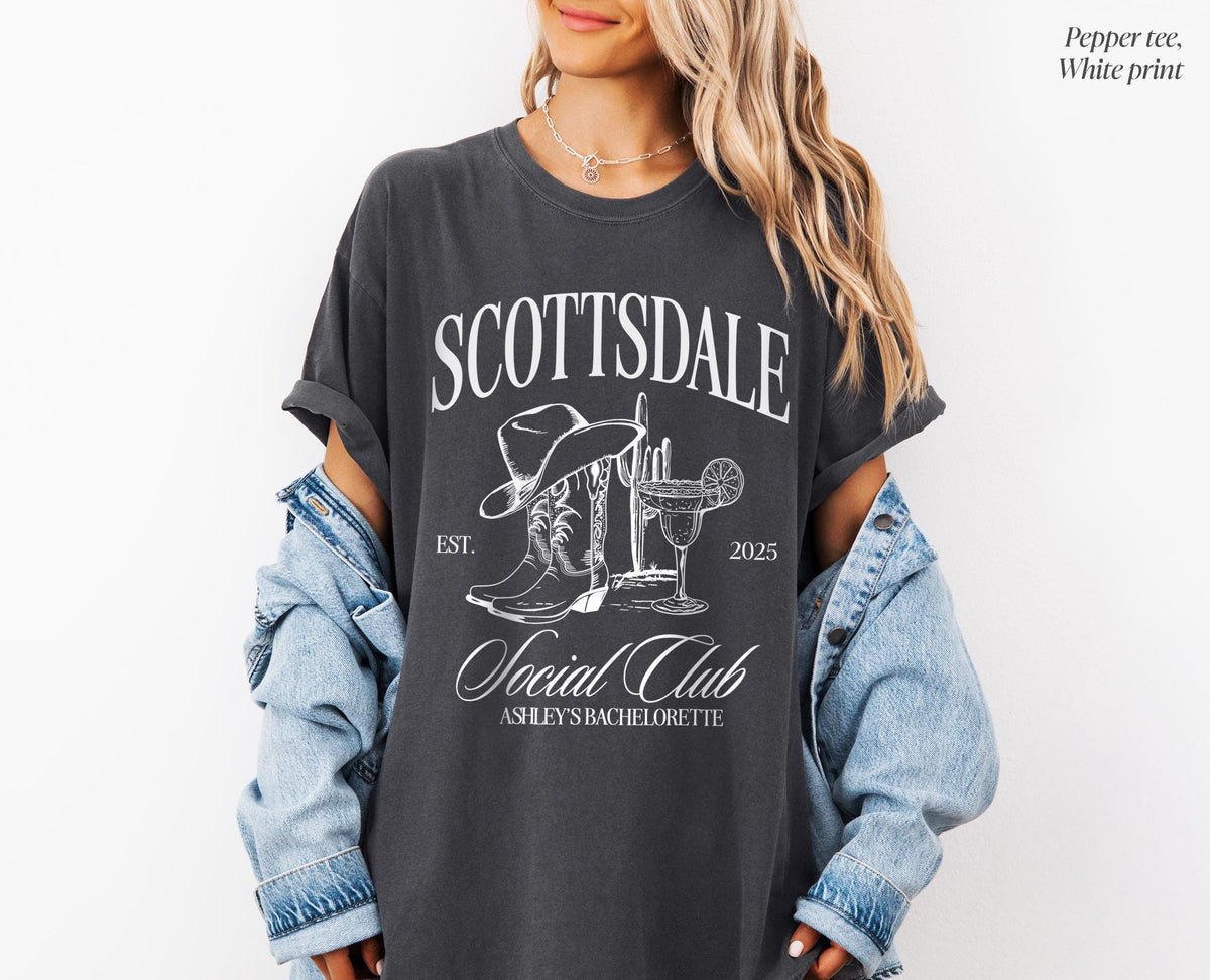Scottsdale Before the Veil Bachelorette Shirt, Scottsdale Bachelorette Shirt, Scottsdale Bachelorette Pary Shirt, Club Shirt, Desert Bride