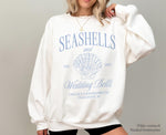Seashells and Wedding Bells Beach Bachelorette Sweatshirt, Seashell Sweatshirt, Custom Bachelorette Sweatshirt