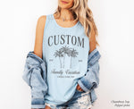 Custom Unisex Tank Top, Comfort Colors Tank Top, Custom Family Vacation Tank