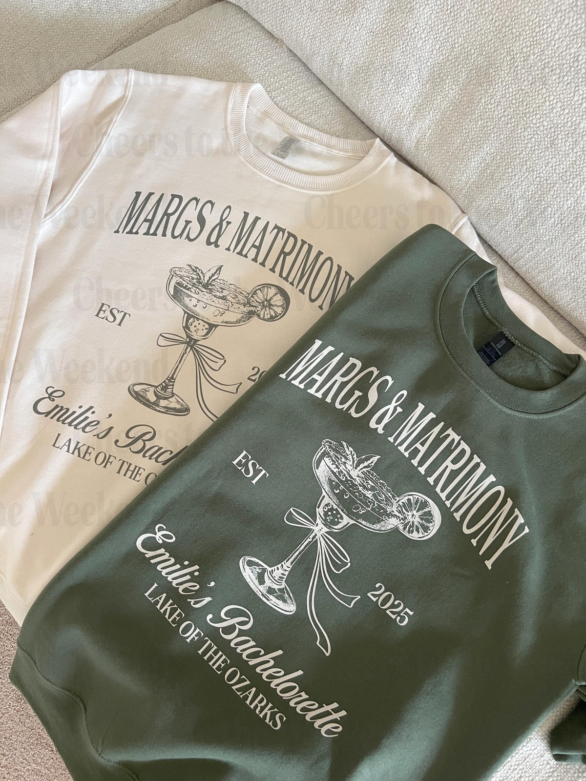 Margs and Matrimony Custom Sweatshirt, Tequila Bachelorette Sweatshirt, Coquette Margarita Bachelorette Crewneck, Bow Margarita Sweatshirt