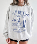 Vail before the Veil Après Ski Club Sweatshirt, Custom Après Ski Sweatshirt, Ski Bachelorette Sweatshirt, Mountains Bachelorette Sweatshirt