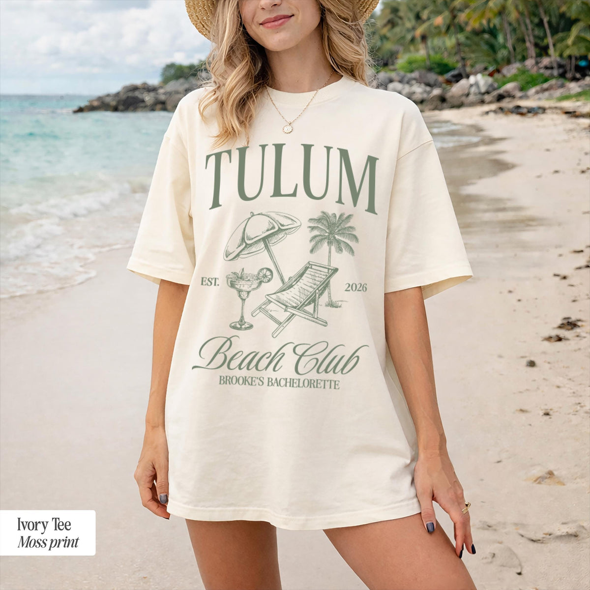 Tulum Bachelorette Party Shirts, Personalized Bridal Shirt, Location Bridal Party Tees, Custom Beach Tropical Shirt, Mexico Girls Trip