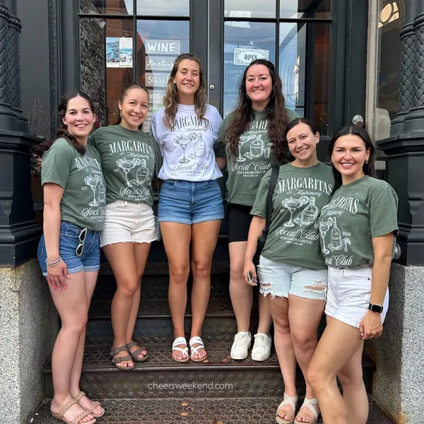 Margaritas and Matrimony Bachelorette Party Shirt