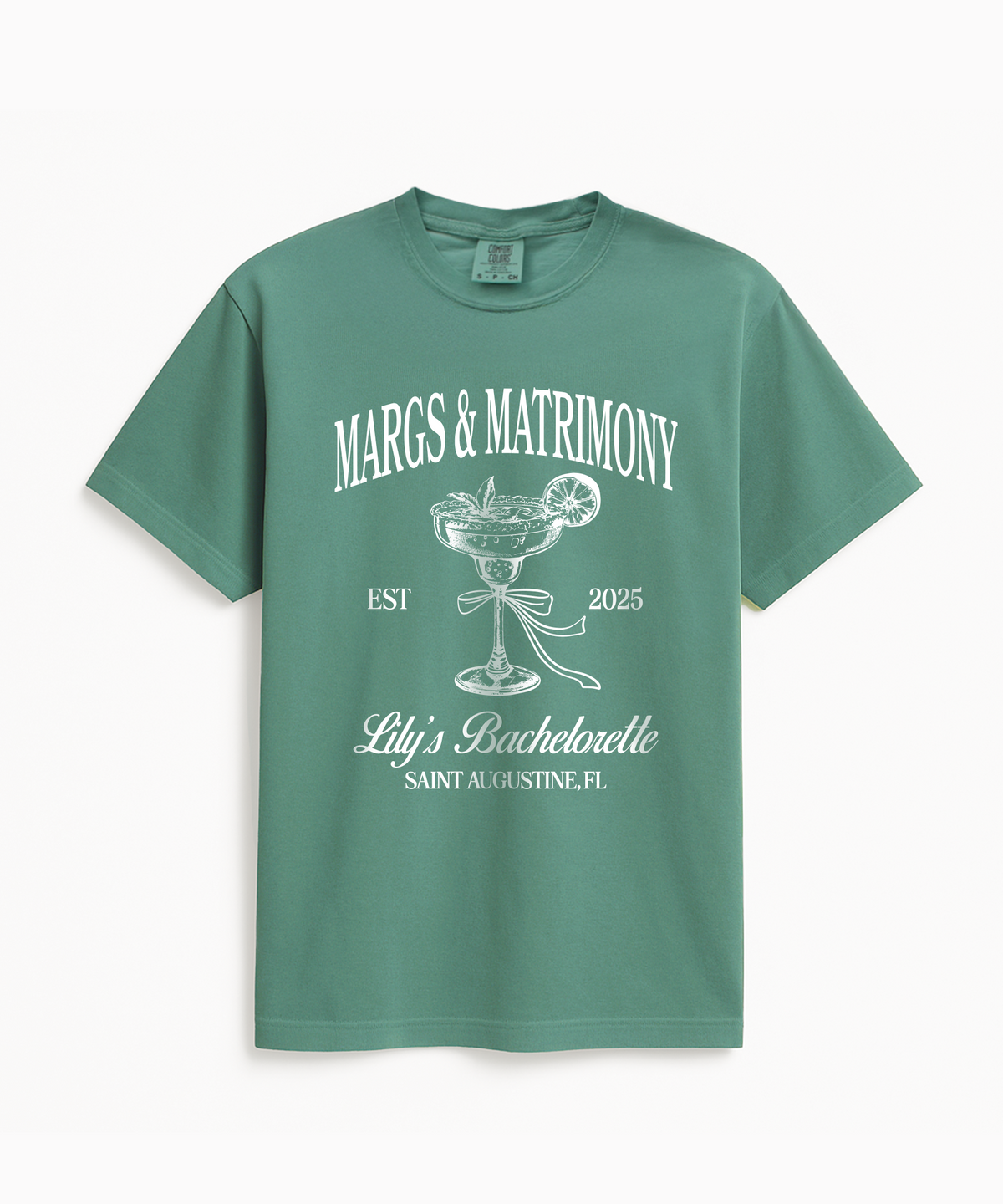 Margs and Matrimony Bachelorette Party Shirt