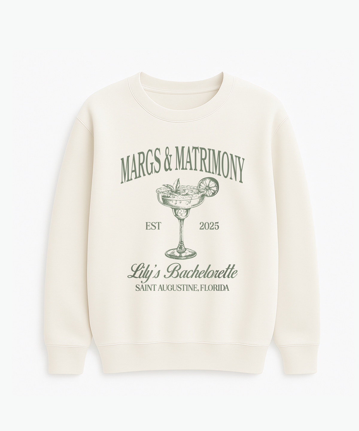 Margs and Matrimony Bachelorette Sweatshirt