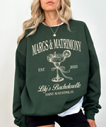 Margs and Matrimony Bachelorette Sweatshirt
