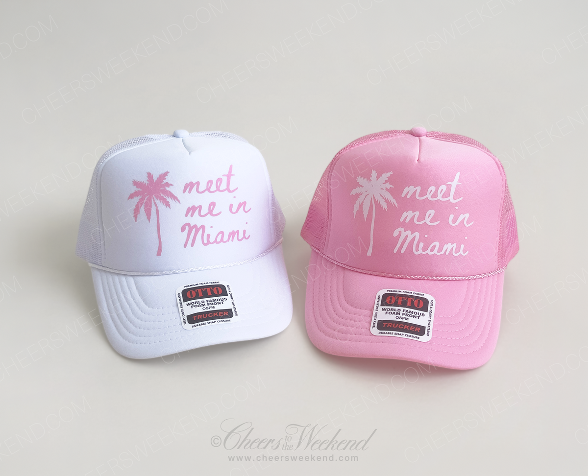 Meet me in Miami Trucker Hat