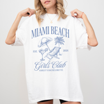 Miami Beach Girls Club Bachelorette Party Shirt