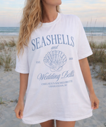 Seashells and Wedding Bells Beach Bachelorette Shirt