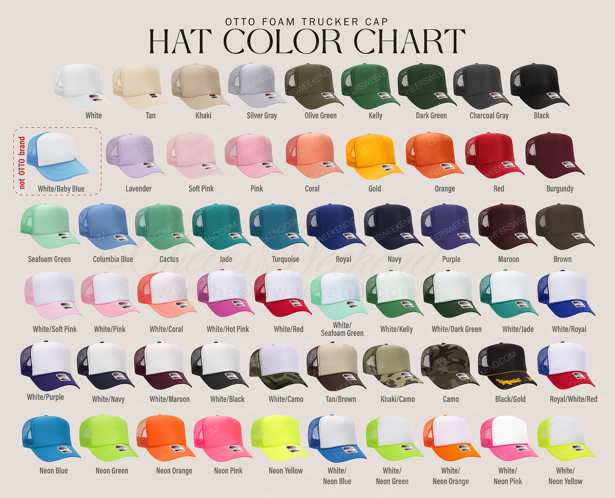 Custom Printed Tricker Hats with your logo