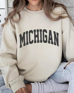 Michigan State Varsity Font Sweatshirt