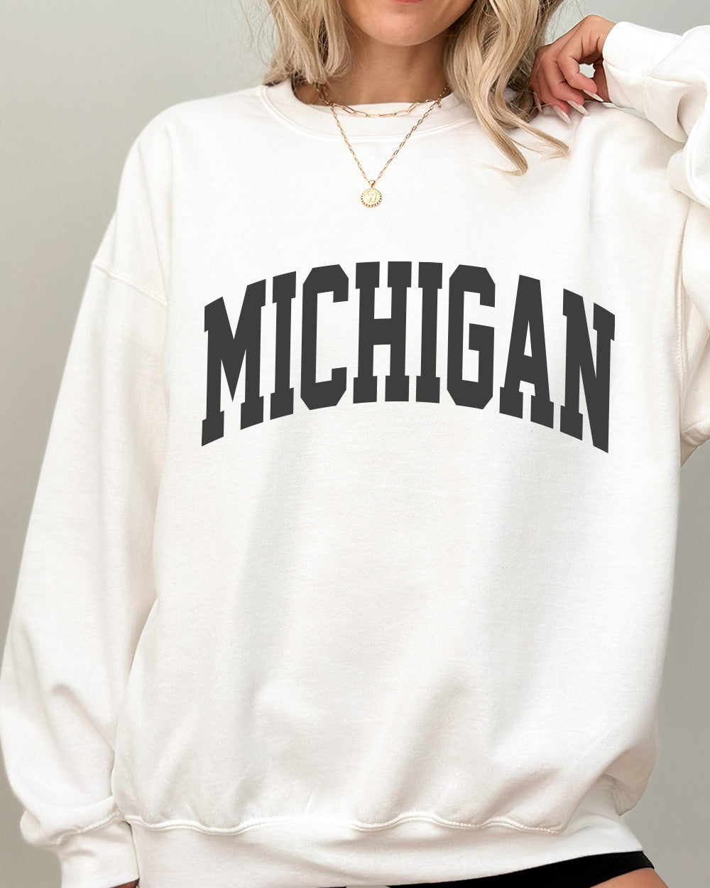 Michigan State Varsity Font Sweatshirt
