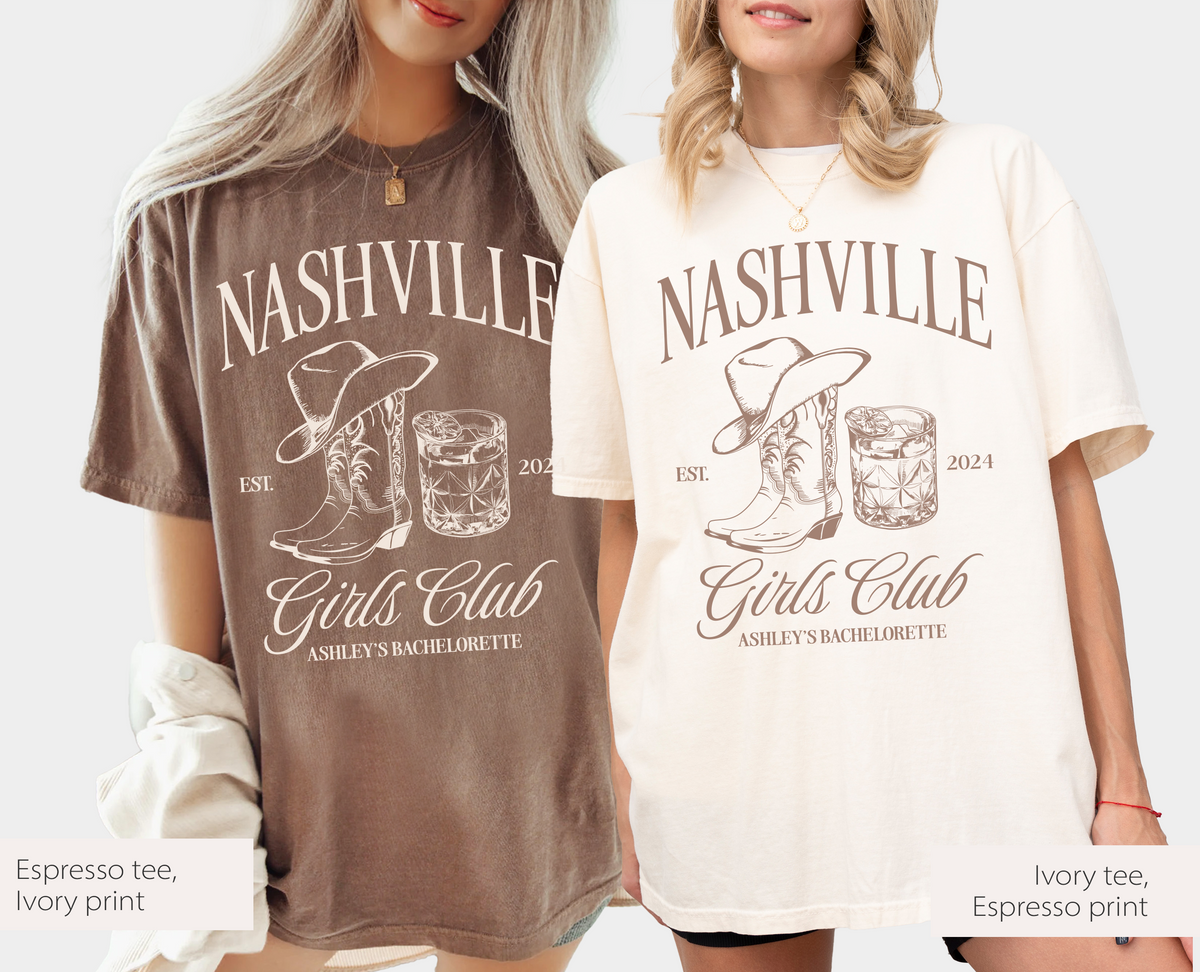 Nashville Girls Club Bachelorette Party Shirt