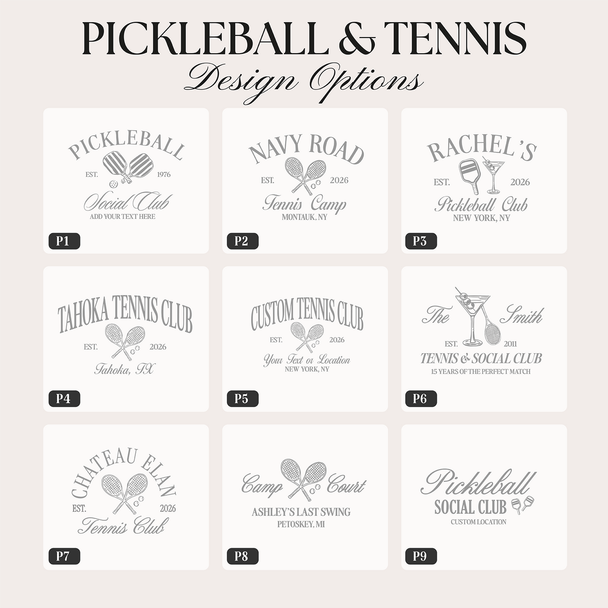 Custom Pickleball Social ClubTrucker Hats