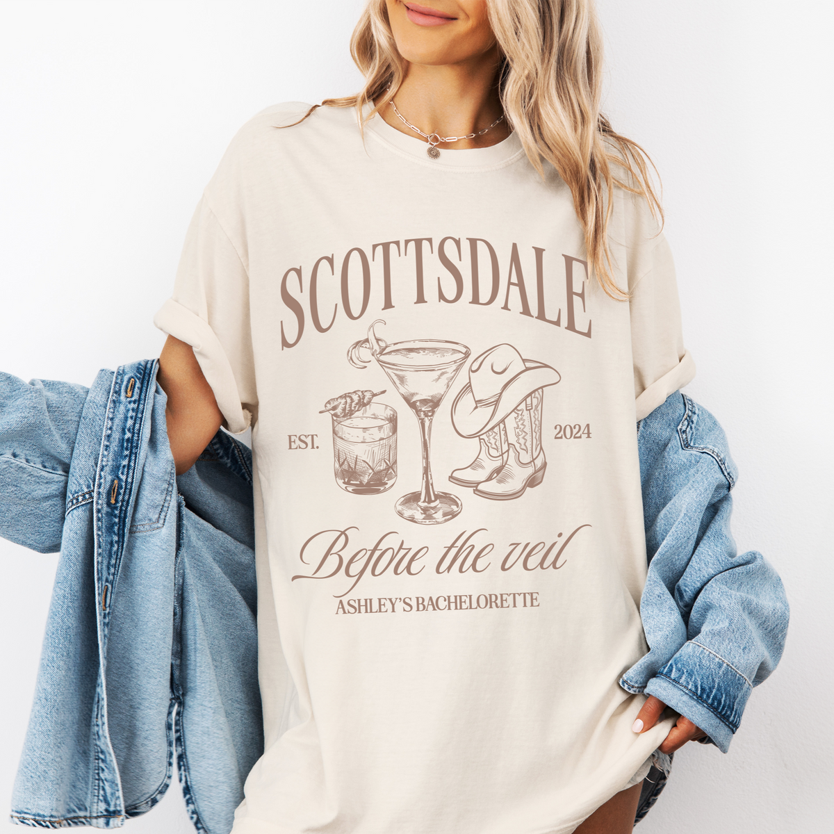 Scottsdale Before The Veil Bachelorette Party Shirt