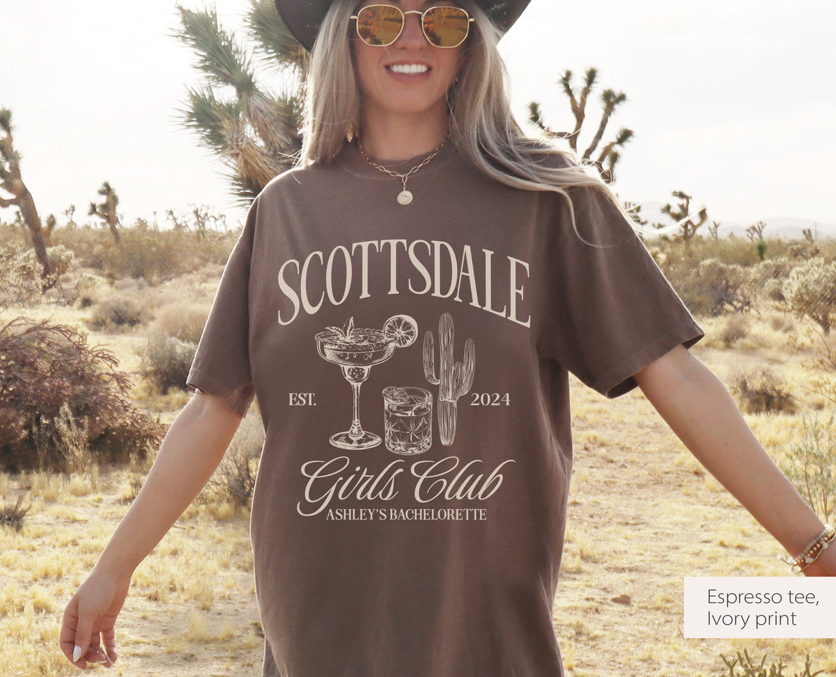 Scottsdale Girls Club Bachelorette Party Shirt