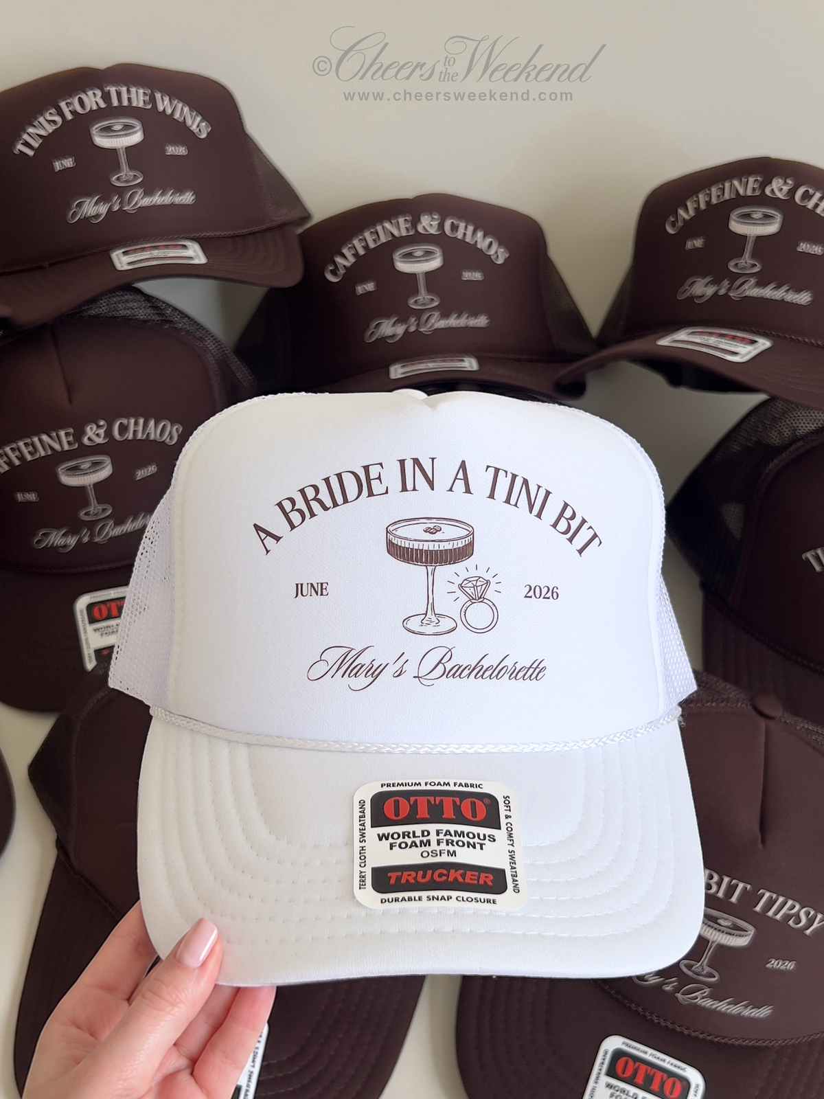 Custom Bachelorette Trucker Hats