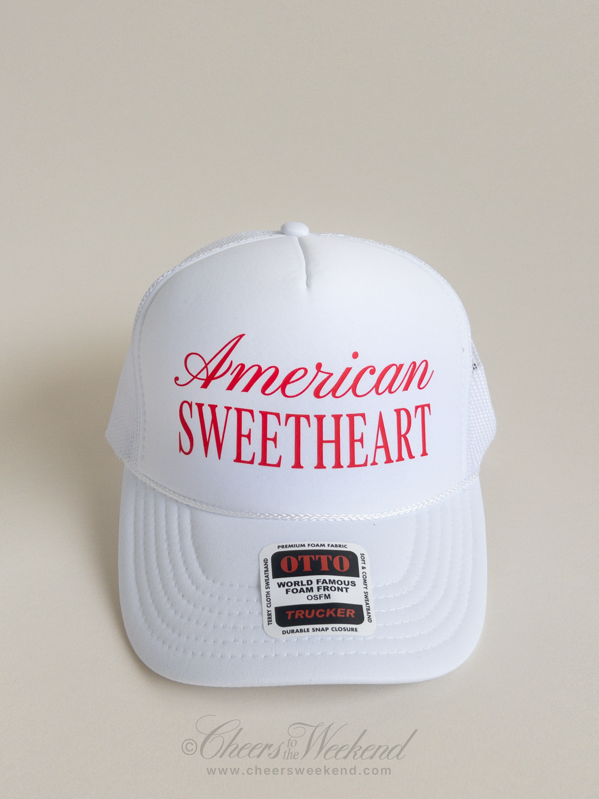 American Sweetheart Printed Trucker Hat