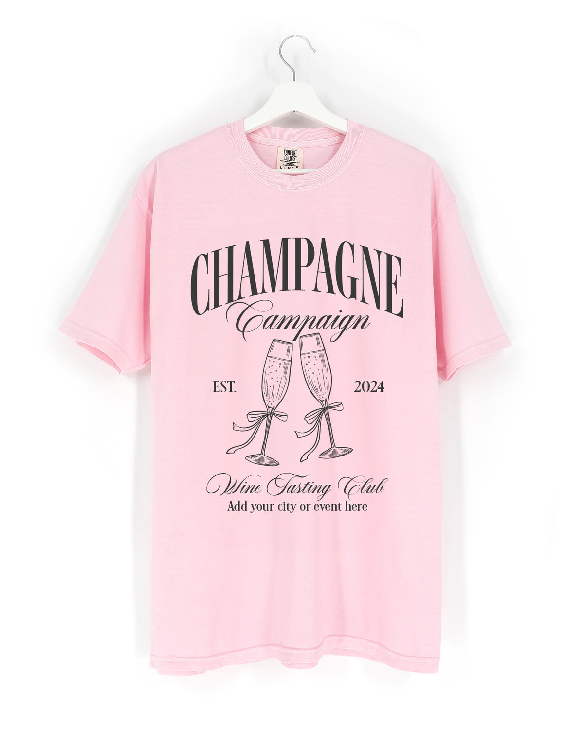 Champagne Campaign Wine Tasting Club Shirt