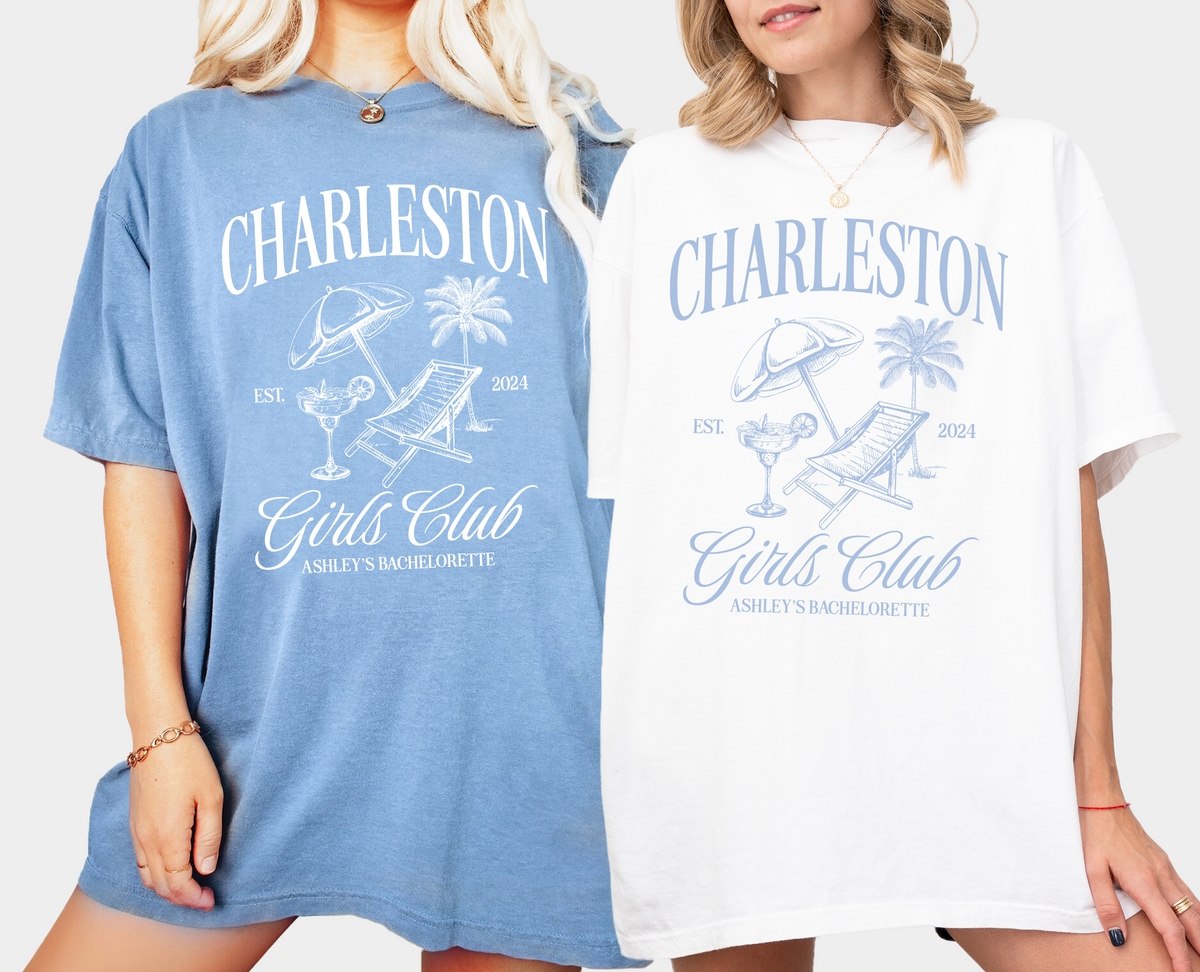 Charleston Girls Club Bachelorette Party Shirt