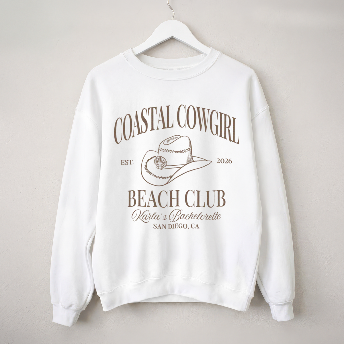 Coastal Cowgirl Beach Club Sweatshirt