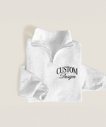 Custom 1/4 Zip Sweatshirt