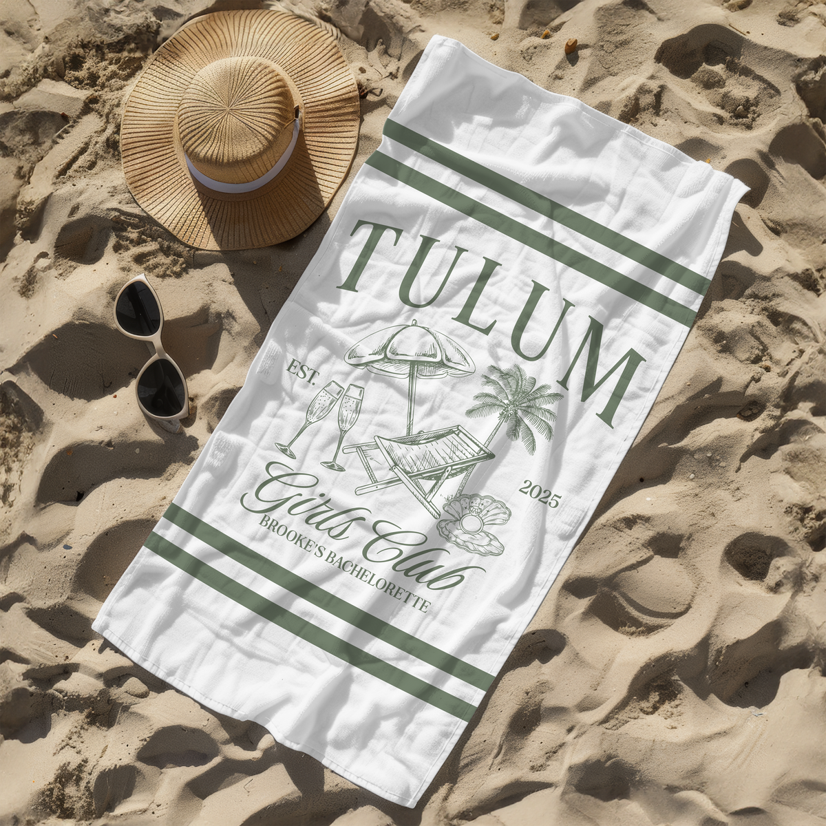 Custom Beach Towel - 30x60 inches Beach Towel