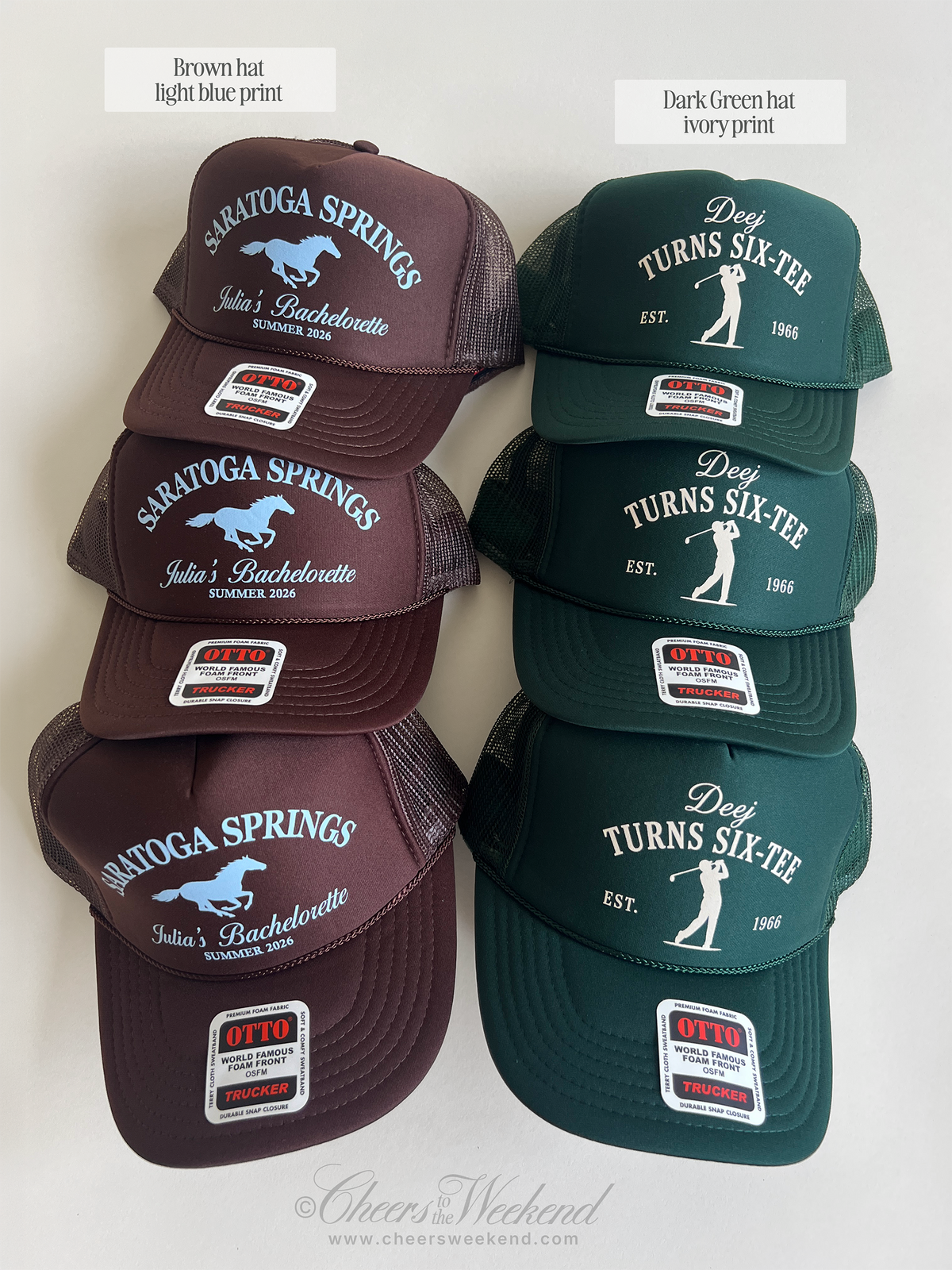 Custom Printed Tricker Hats with your logo
