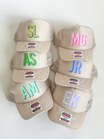Custom Monogram Trucker Hat