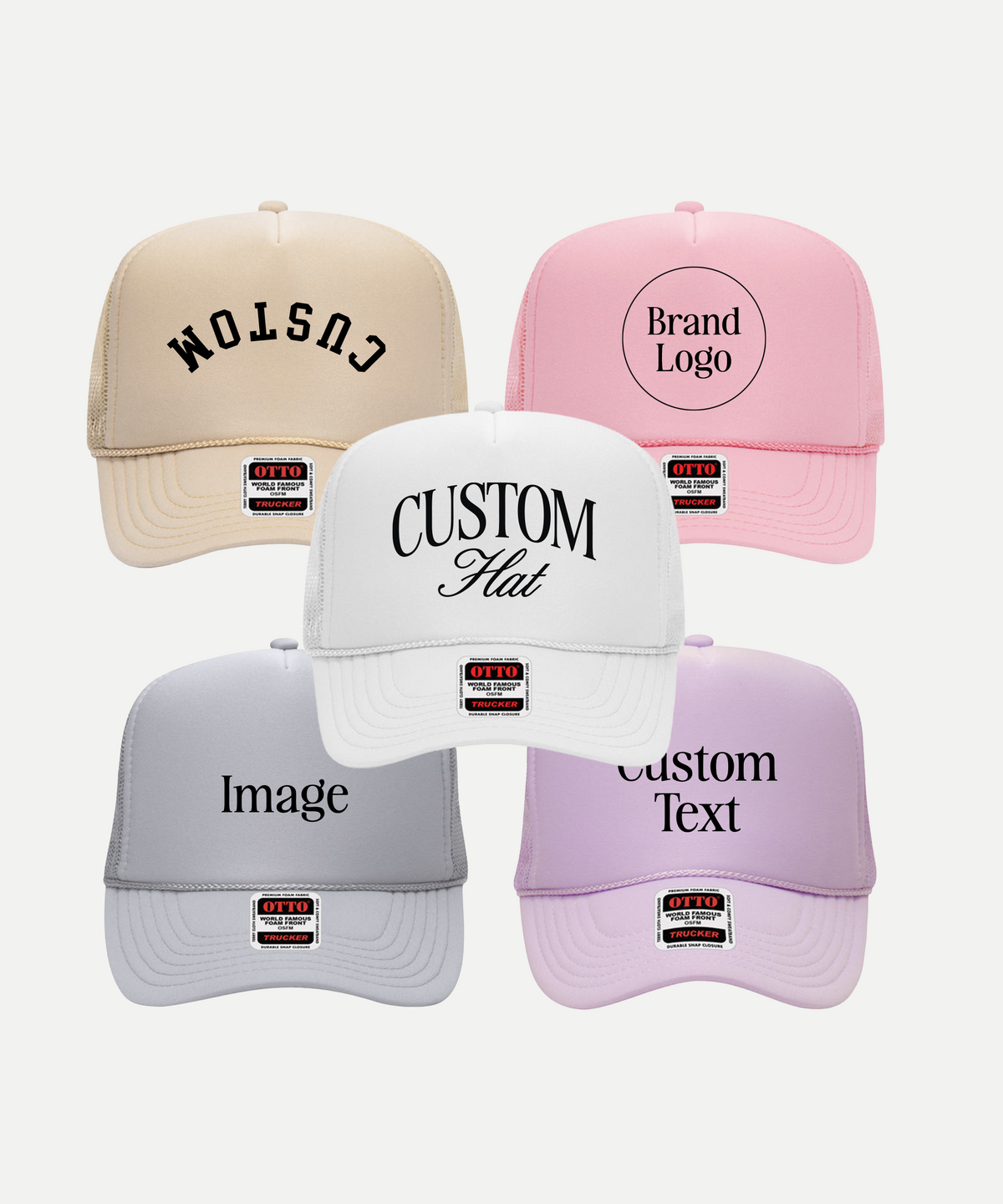 Custom Printed Foam Trucker Hat With Your Logo