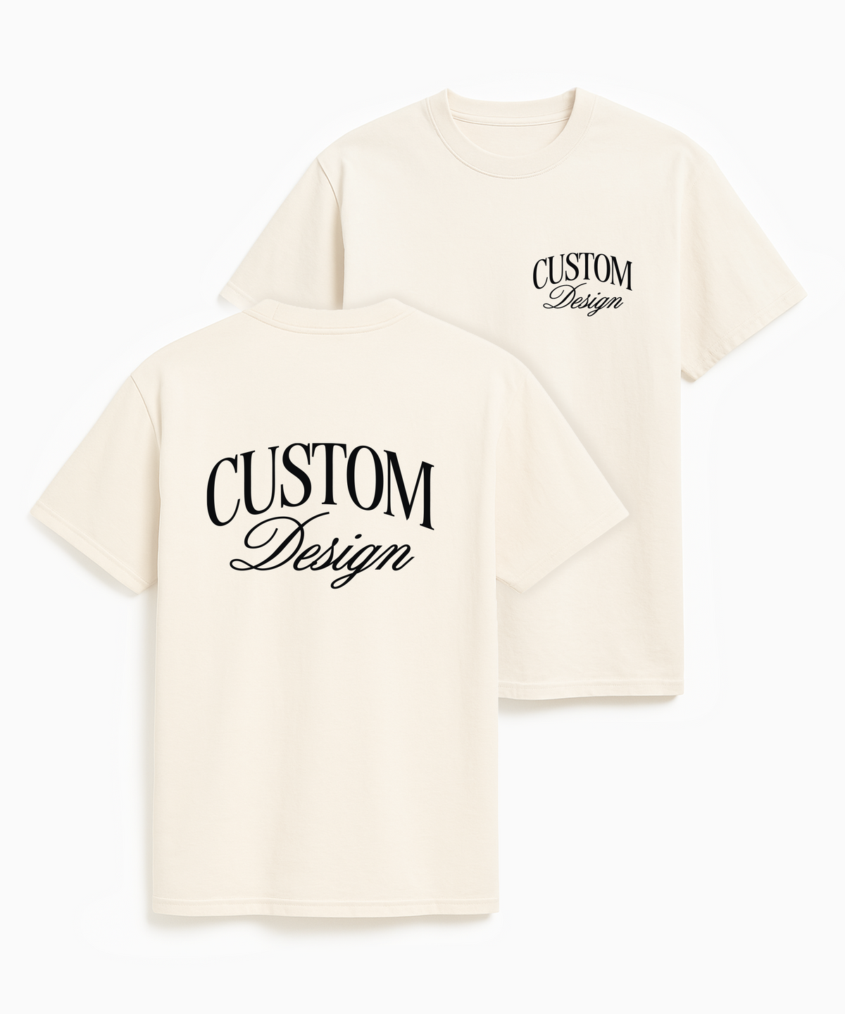 Custom T-Shirt, Double-Sided Printed