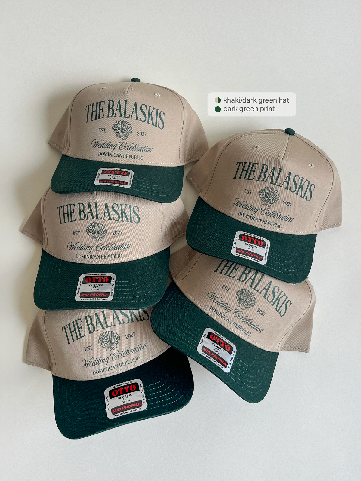Custom Printed Baseball Hats with your logo