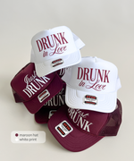 Drunk in Love, Just Drunk Bachelorette Trucker Hats