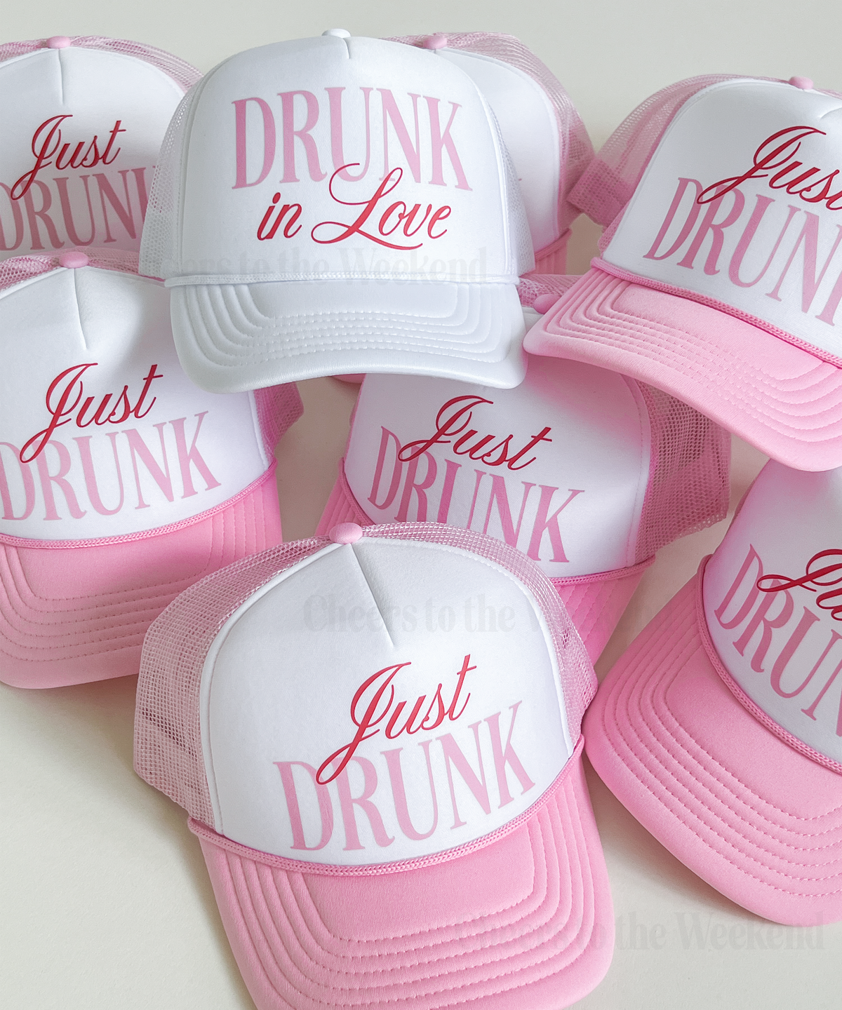 Drunk in Love - Just Drunk Bachelorette Party Trucker Hat